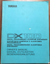 Yamaha DX100 Owner  s Manual and Voice Programing Guide