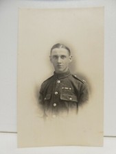 WW1 ARMY SOLDIER PORTRAIT PHOTOGRAPH 