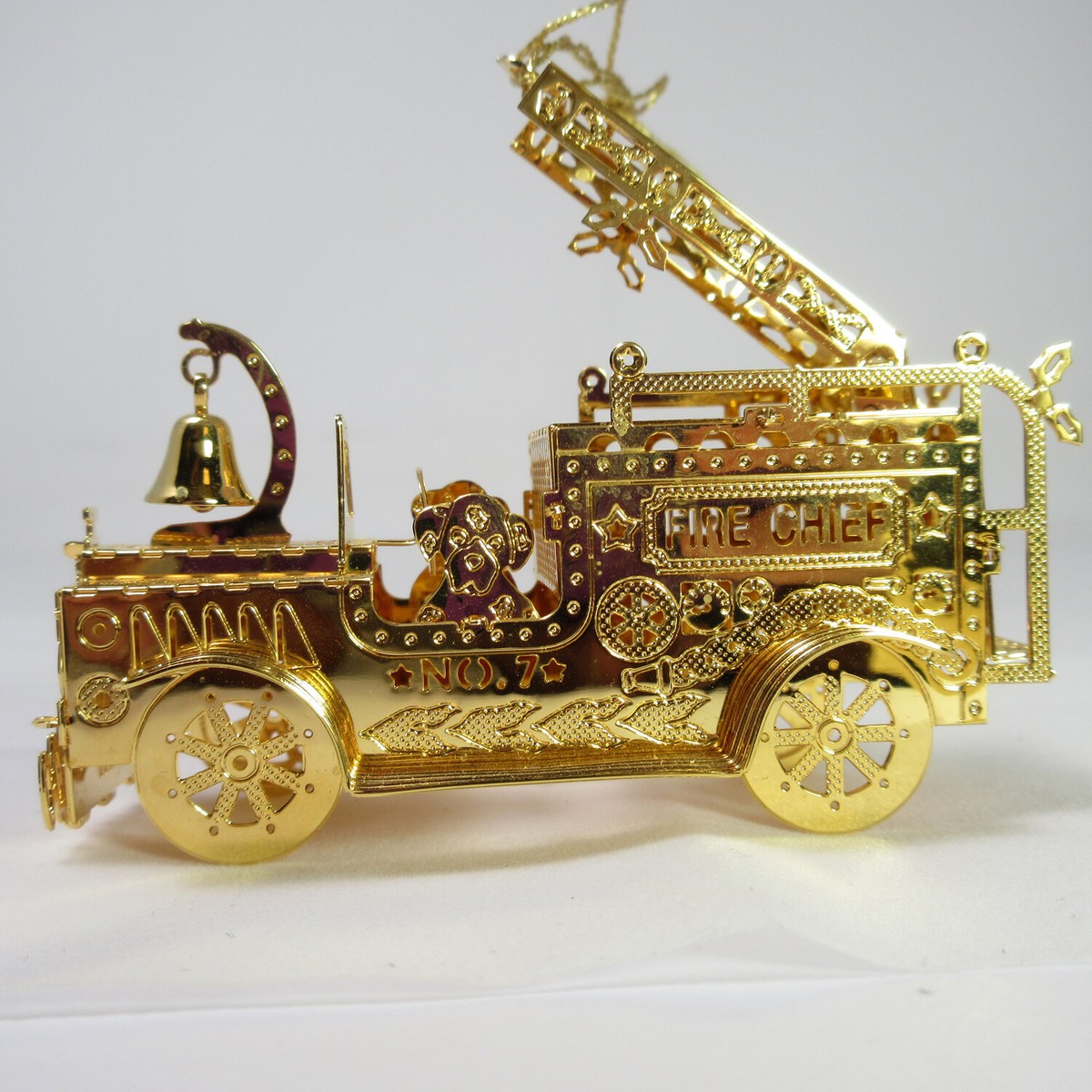 Fire engine christmas ornament Clearance