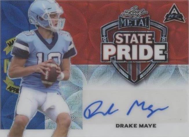 2023 Leaf Metal Drake Maye #SP-DM1 - 1 of 2