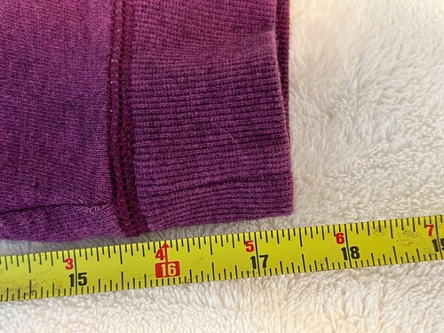 Life is Good Women's Full Zip Hoodie Purple Gorgeous Embroidery Medium (runs sml - Foto 14 di 18