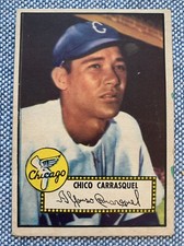 Chico CARRASQUEL 1952 Topps #25 VG Marks Spider Wrinkles Chicago White Sox LB