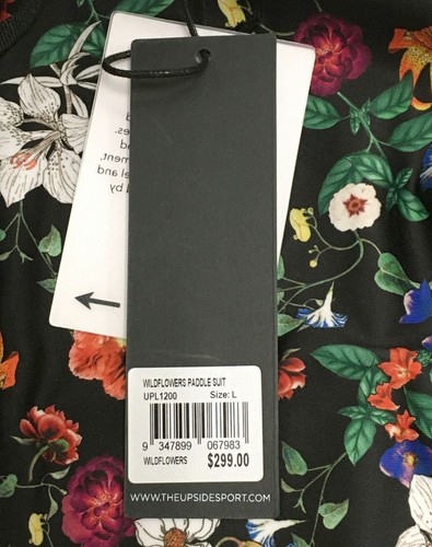 The Upside Paddle Suit W/SPF 50+ Protection. Wildflowers. Size L. NWT - Picture 3 of 8