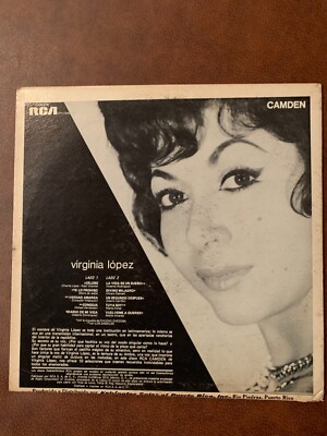Virginia López-La Voz De La Ternuna Puerto Rico 1969 CAM-018 Vinyl