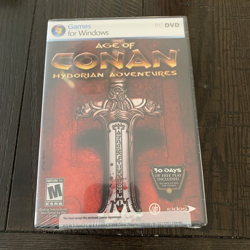 Brand New Sealed Age of Conan: Hyborian Adventures (PC DVD, 2008) Game - Picture 3 of 5