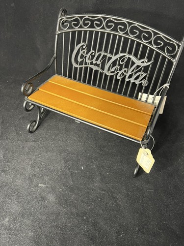 coca-Cola Retro collectible bench Wood and iron decoration NEW /Vintage - Picture 5 of 8