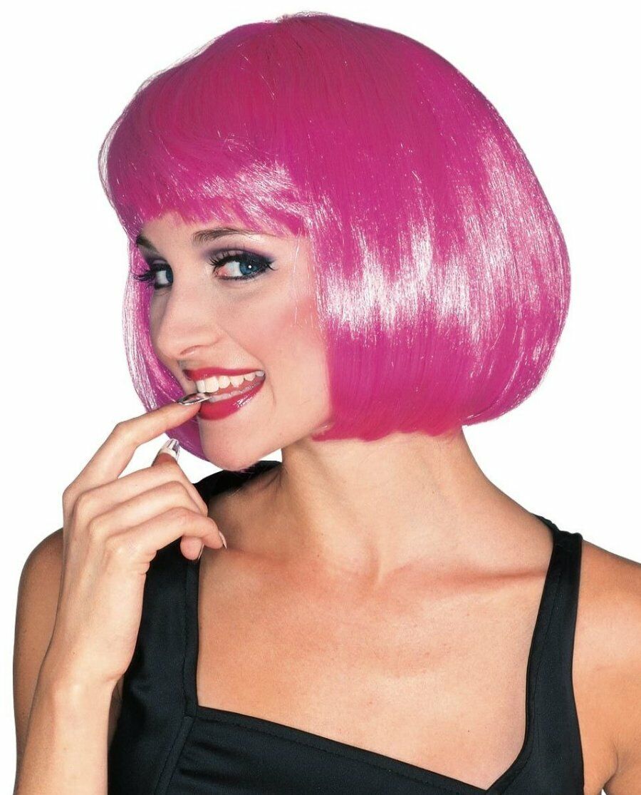 Super Model Wig Hot Pink Super Model Wig Hot Pink
