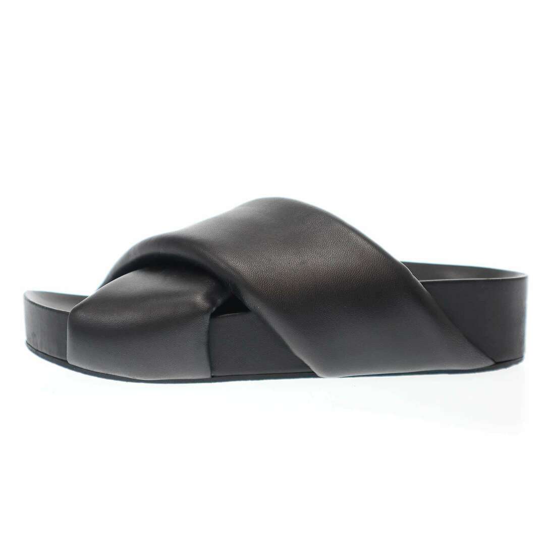 JIL SANDER 22SS Cross Strap Leather Sandals JS38044A Black JIL SANDER 22SS Cross Strap Leather Sandals JS38044A Black