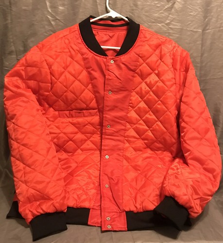 Chaqueta Roja Chicago Bulls Clásica Satén Años 80’s Retro Conferencia Este XL Nueva con Etiquetas - Imagen 2 de 11
