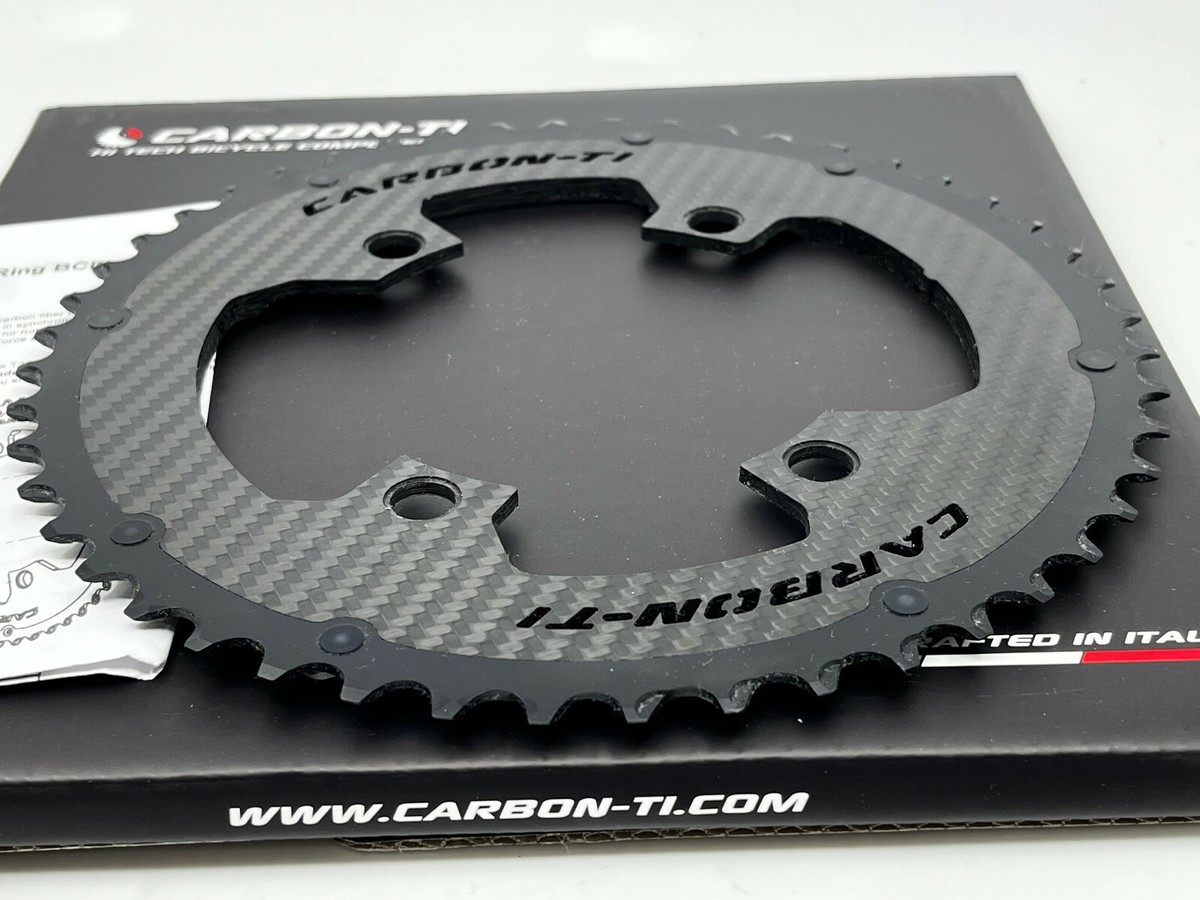 Carbon-Ti X-CarboRing BCD107x4 X-AXS Chainring For SRAM
