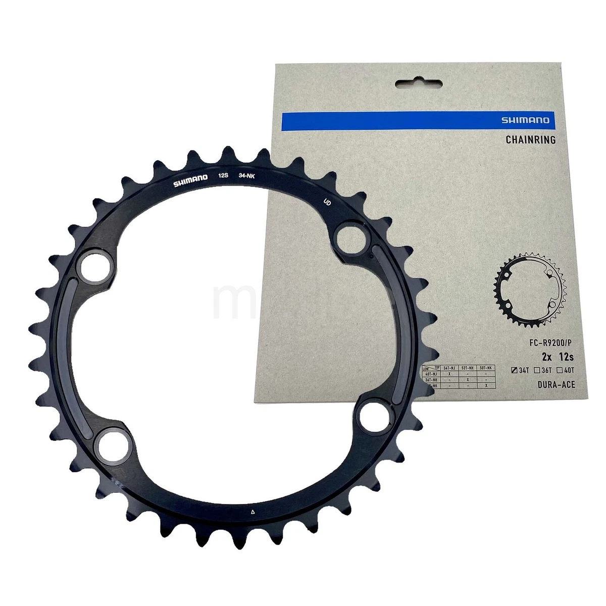 Shimano DURA-ACE Road Chainring 34T for FC-R9200/P, 50/34T Crank