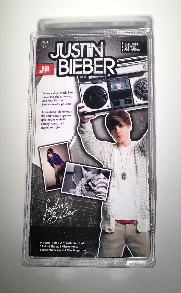 NEW Justin Bieber Doll: JB Street Style Collection Sealed Street Fashion NEW Justin Bieber Doll: JB Street Style Collection Sealed Street Fashion