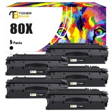 LOT Toner Fits For HP 80A 80X LaserJet Pro 400 M401DN M401A M401DW MFP M425DN DW