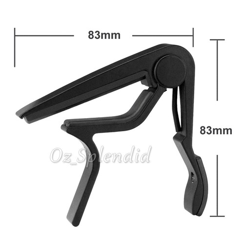 Premium Alloy Capo Quick Change Trigger Clamp for Guitar Banjo Ukulele Mandolin - Picture 9 of 20