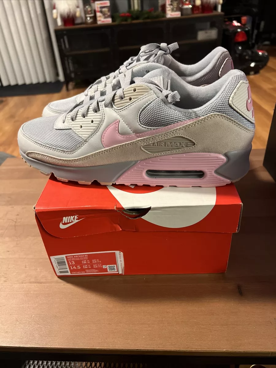 Nike air max 90 shop grey pink