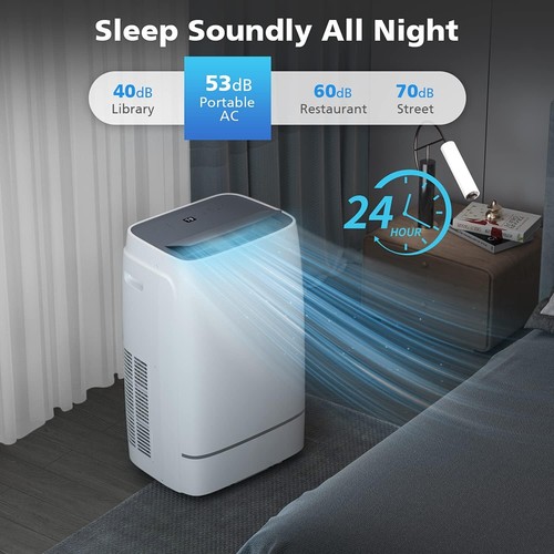 13000 BTU 3-IN-1 Portable Air Conditioner with Cooling&Dehumidifier&Fan Mode - Picture 3 of 7