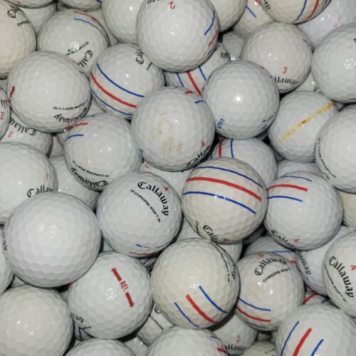 36 pelotas de golf Callaway Triple Track Mix cromadas suaves usadas CS/X/XLS - 3A grado AAA - Imagen 4 de 8