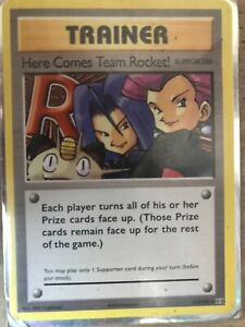 HERE COMES TEAM ROCKET Pokemon NM Card XY EVOLUTIONS Rare 113/108
