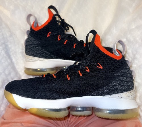 G 🖤Nike Lebron Hi-Top Zapatillas Talla 7Y Zapatos Negros Buenas Condiciones - Imagen 1 de 13