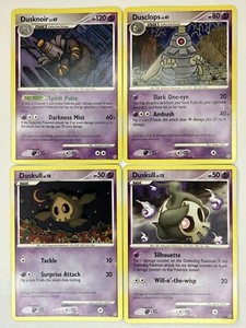 Dusknoir Dusclops Duskull NM Stormfront 17 34 59 60/100 Pokemon TCG Regular
