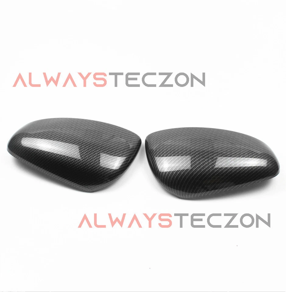 Carbon Fiber Rear View Mirror Cover Trim Accessories For Renault Koleos 2019-2022 - Image 3 of 4