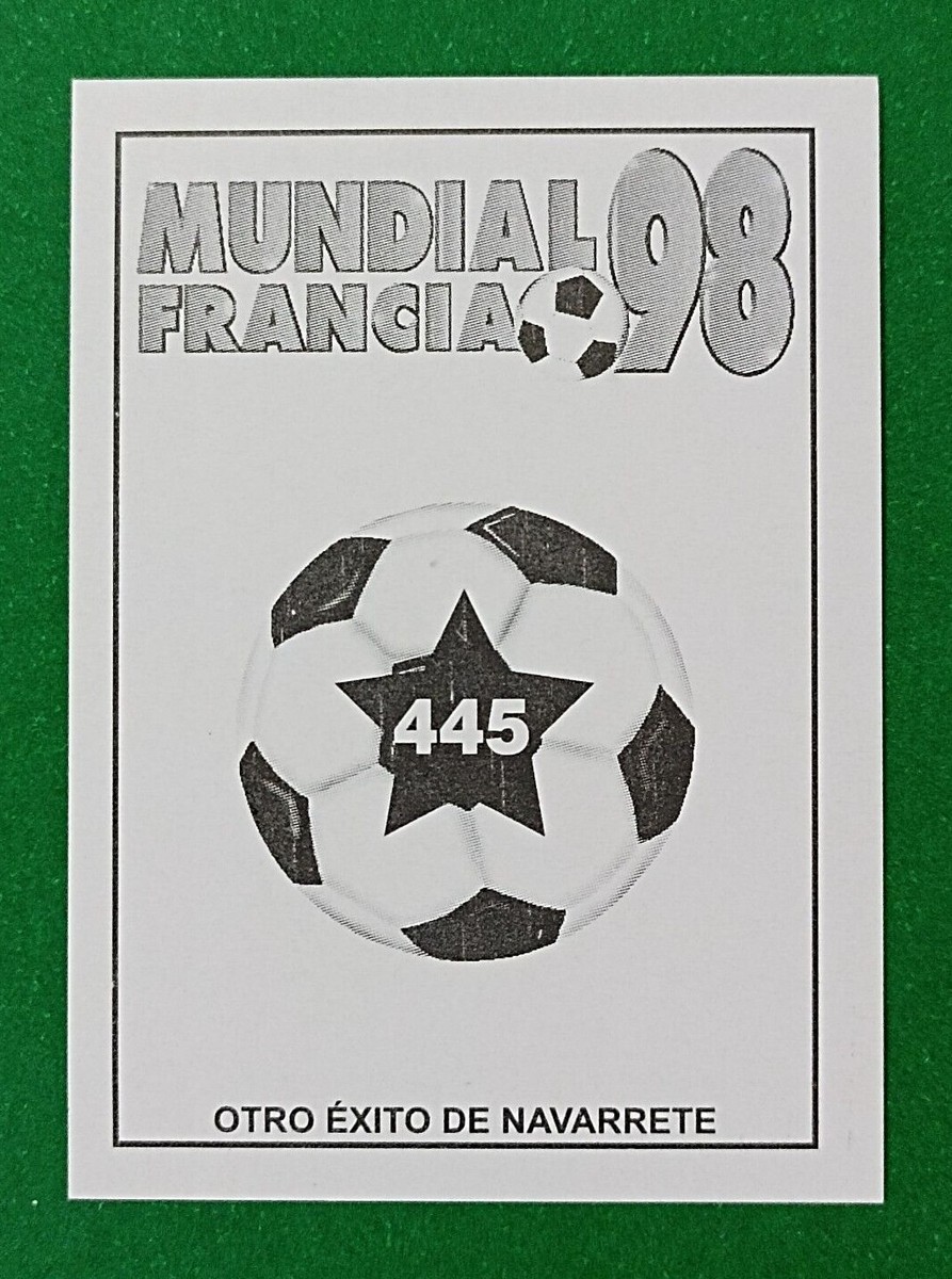 1998 Navarrete France World Cup FIFA #445 CARLOS VALDERRAMA