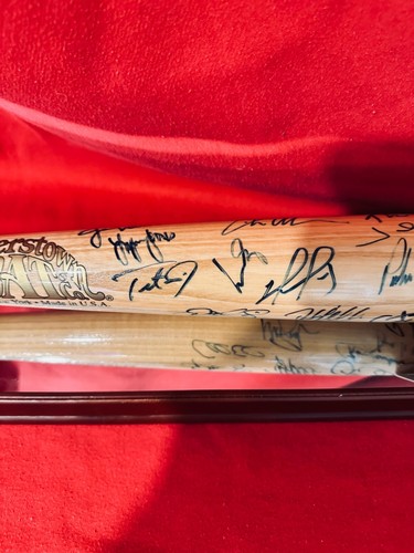 2004 Boston Red Sox World Series Champs Signed Baseball Bat Steiner COA - Picture 6 of 15