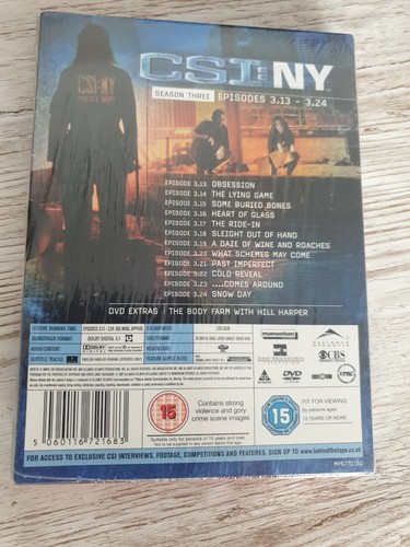 CSI New York: Staffel 3 - Teil 2 DVD (2007), New Crime CBS TV-Show-Serie - Bild 2 von 2