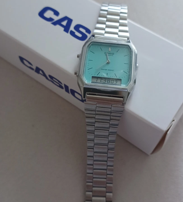 Casio AQ-230A-2A2MQY / silver / Fashion / Accessories