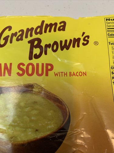 Etiqueta de sopa de frijoles horneados caseros Grandma Browns - se vuelve rara - Imagen 8 de 9