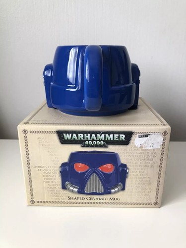 Space Marine geformter Keramikbecher Ultramarines Koyo neue Spiele Workshop Cup Neu im Karton - Bild 5 von 8