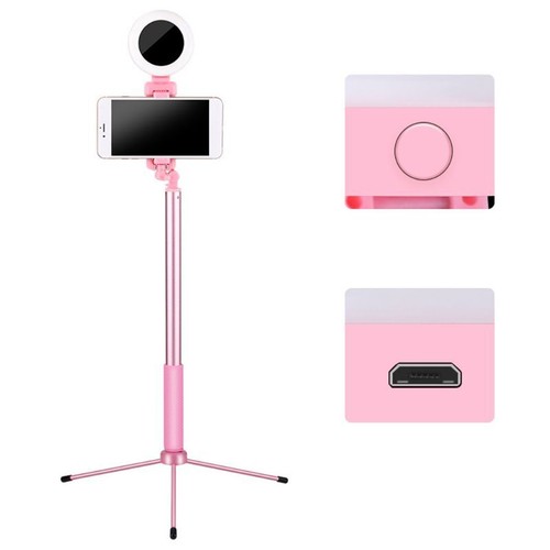 Ring Light Selfie Tripod LED Ring Light with Stand and Phone Holder - Picture 6 of 9
