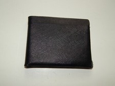 PORTAFOGLIO UOMO VINTAGE BI-FOLD PELLE DI CAPRA NERA