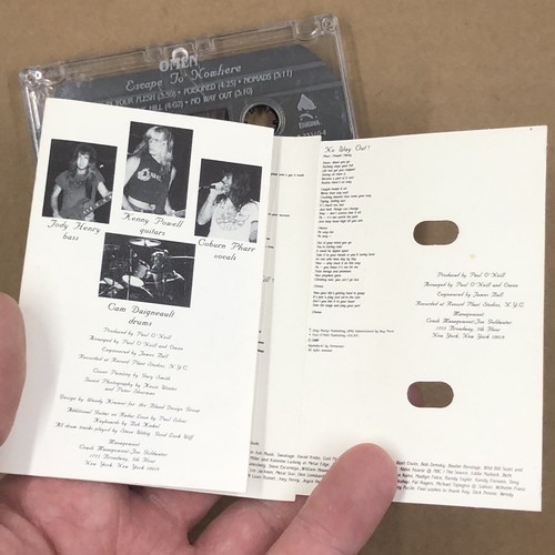 OMEN Cassette Tape 80s Metal Glam ESCAPE TO NOWHERE RADAR LOVE ORIGINAL RELEASE - Picture 5 of 7