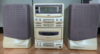 JVC UX-T3 Micro Component System + Lautsprecher - funktionsfähig bis auf CD