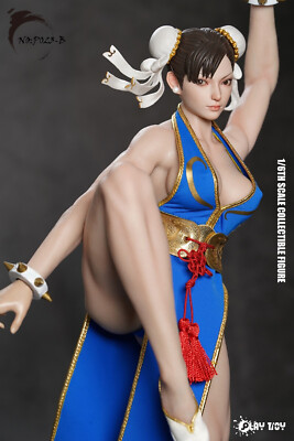 Chun-Li 1/6 Fighter Street – Studio TOY PLAY 春麗 B P023 1/6 Toy Play 2.0 Black P023A ゲームキャラクター