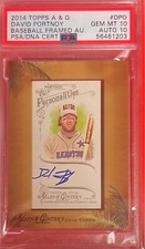 2014 Topps A & G David Portnoy Baseball Framed AU #DPO PSA 10 AU 10
