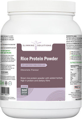 Reisproteinpulver, kurbelt Stoffwechsel und Energieniveau an, Schokoladengeschmack