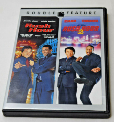 Rush Hour/Rush Hour 2 (DVD, 2008) Chan, Tucker Comedy Double Feature LN