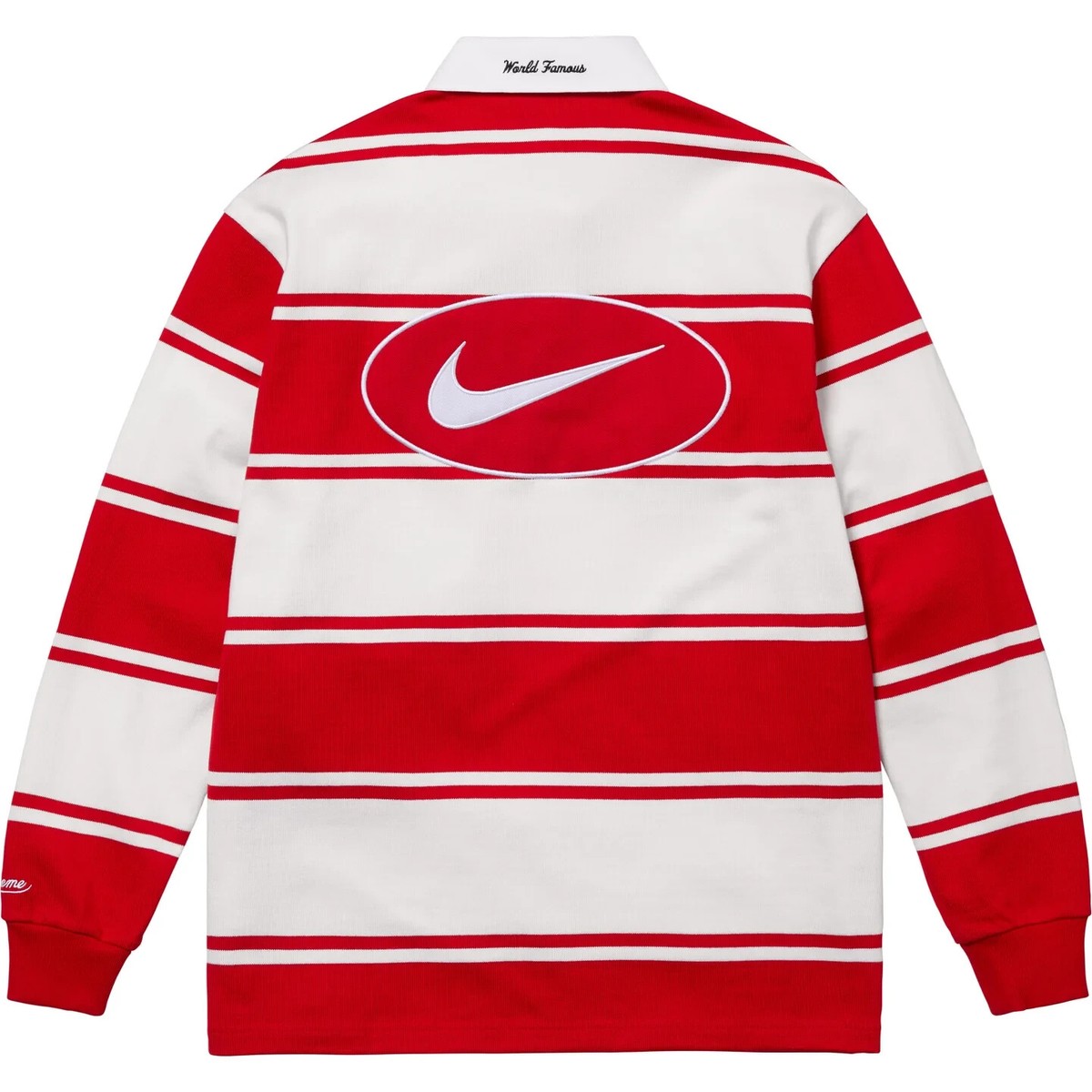 Supreme x Nike Stripe Rugby Black Red Purple 3colors SS25 Japan