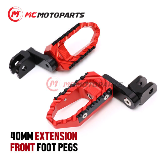 For Monkey Z125M NC750S NC750X CNC 40mm Extended Front Touring Foot Pegs Set -MC For Monkey Z125M NC750S NC750X CNC 40mm Extended Front Touring Foot Pegs Set -MC