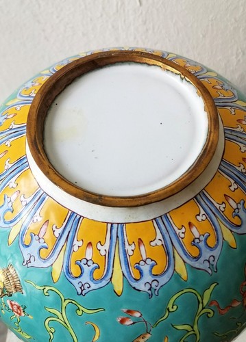 China - Canton - Vase mit Emaille-Malerei, wohl um 1900 - Picture 4 of 5
