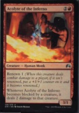 Acolyte of the Inferno - Magic Origins: #128, Magic: The Gathering Nm R90