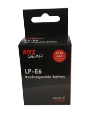 Ritz Gear Rechargeable Battery 2750mAh for Canon LP-E6