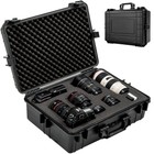 TecTake Waterproof Hard Photo Case - Black