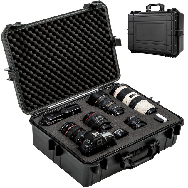 TecTake Waterproof Hard Photo Case Black for sale online eBay