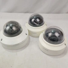 LOT OF 3 Wisenet Dome SECURITY CAMERA 2x XND-6080RV 1x XND-6080R NO CABLES 