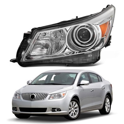 For 2010-2012 Buick LaCrosse HID/Xenon Headlight Left Driver Chrome W/O Bulb