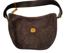 Borsa a secchiello Bric's Italy in pelle nera con ciottoli tracolla singola silenziosa lusso