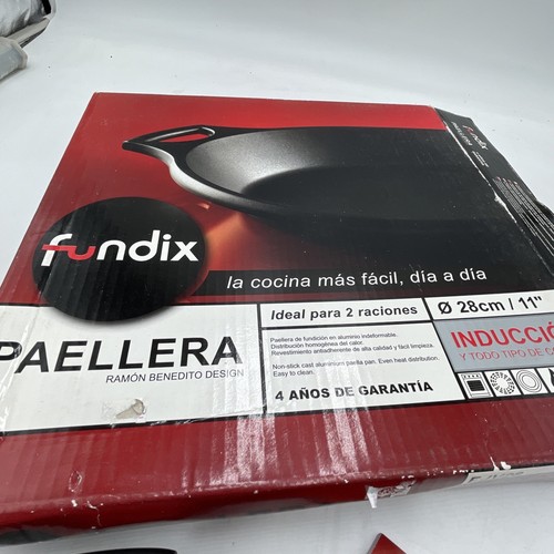 Castey FUNDIX 11” Paella Pan Nonstick Induction Cast Aluminum - 第 6/7 張圖片